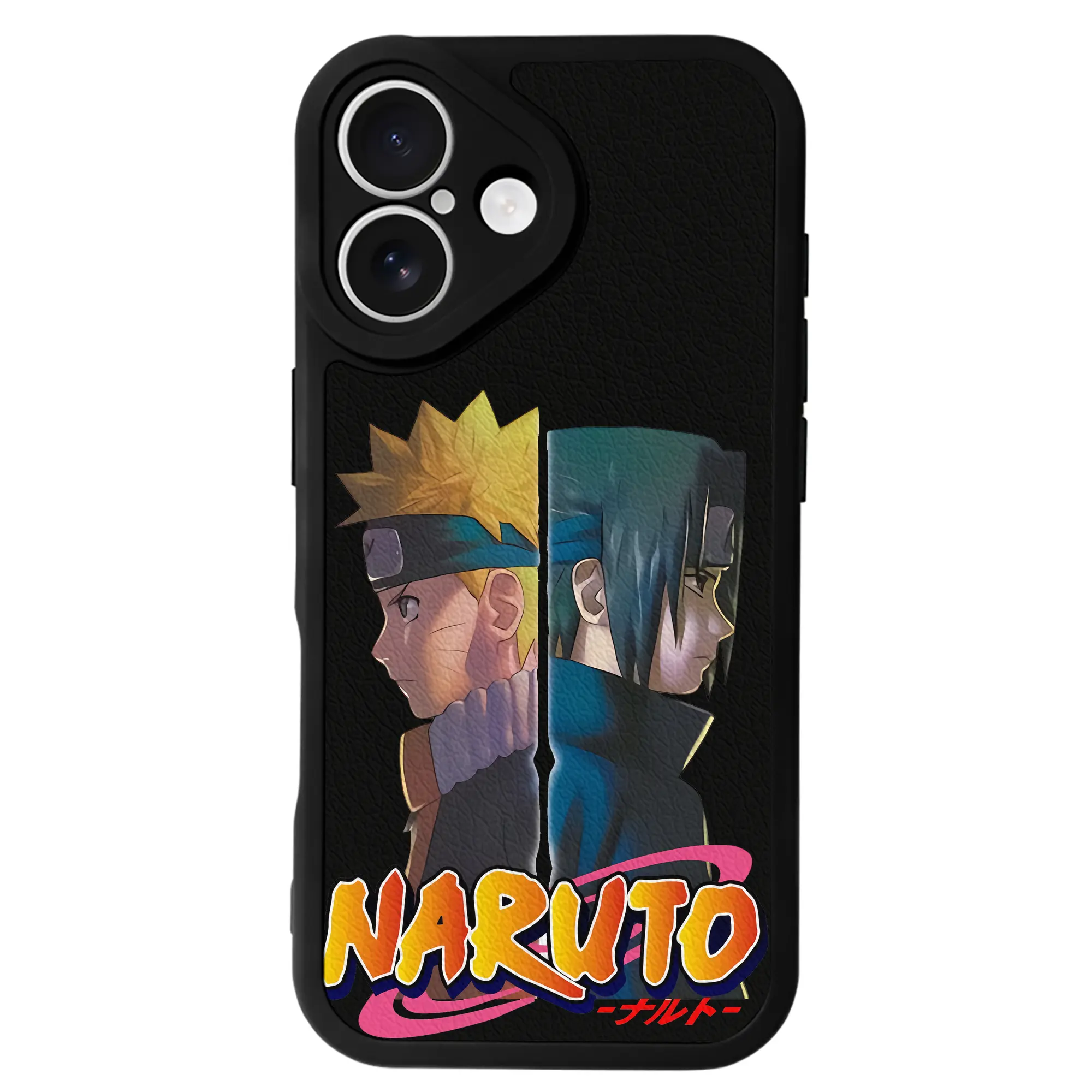 ナルト グッズ うずまき ナルト - IPhone 16シリーズ対応 ・ シリコンスマホケース ・ レザー調 ・ 高精度フィット ・ 耐衝撃 ・ ワイヤレス充電対応 ・ 精密カット